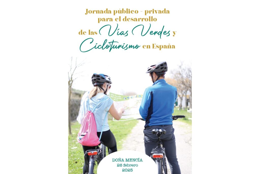 El Camino Natural Vía Verde del Aceite acoge el 26 de febrero de 2025, en Doña Mencía (Córdoba), una nueva jornada del proyecto “Experimenta Vías Verdes”
