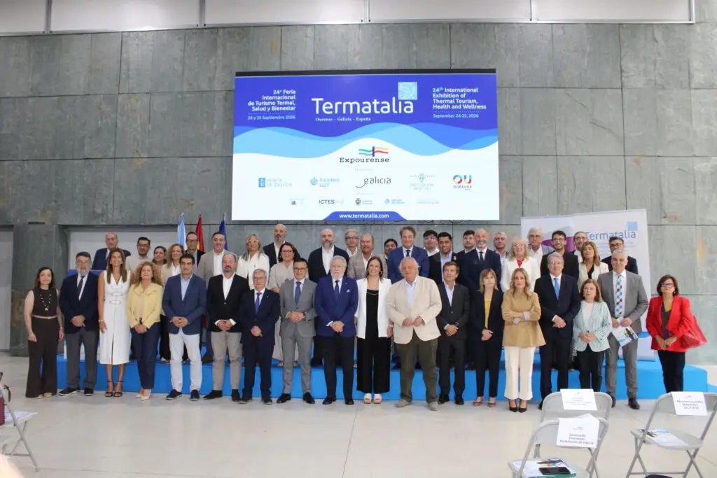 Foto de familia de la inauguración de Termatalia 2026 en Expourense
